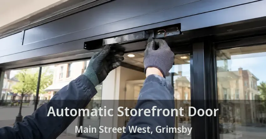 Automatic Storefront Door Main Street West, Grimsby - ON