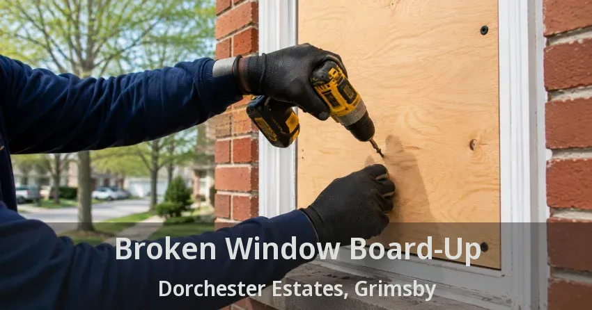Broken Window Board-Up Dorchester Estates, Grimsby - ON