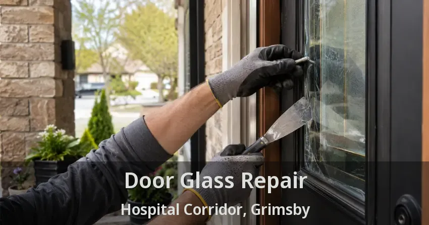 Door Glass Repair Hospital Corridor, Grimsby - ON