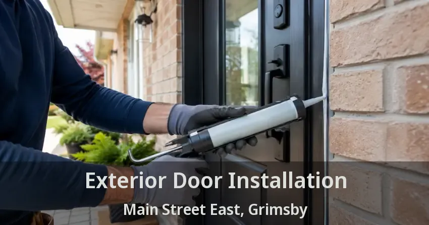 Exterior Door Installation Main Street East, Grimsby - ON