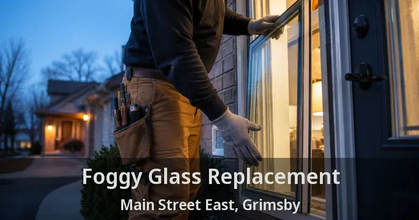 Foggy Glass Replacement Main Street East, Grimsby - ON
