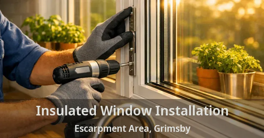 Insulated Window Installation Escarpment Area, Grimsby - ON