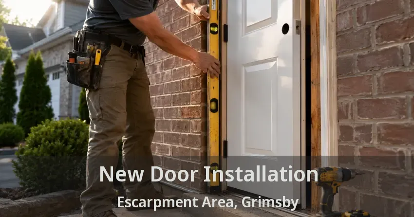 New Door Installation Escarpment Area, Grimsby - ON
