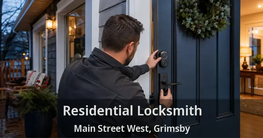 Residential Locksmith Main Street West, Grimsby - ON