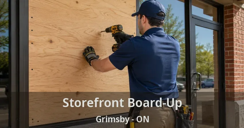 Storefront Board-Up Grimsby - ON