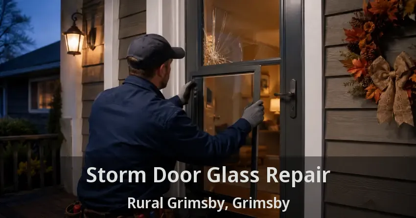 Storm Door Glass Repair Rural Grimsby, Grimsby - ON