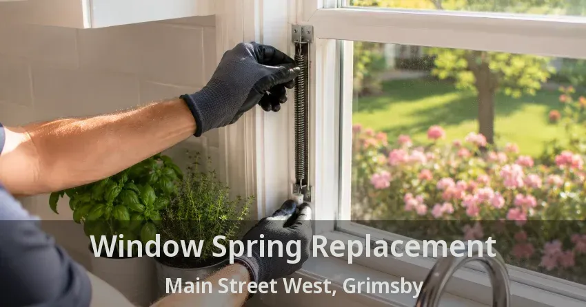 Window Spring Replacement Main Street West, Grimsby - ON